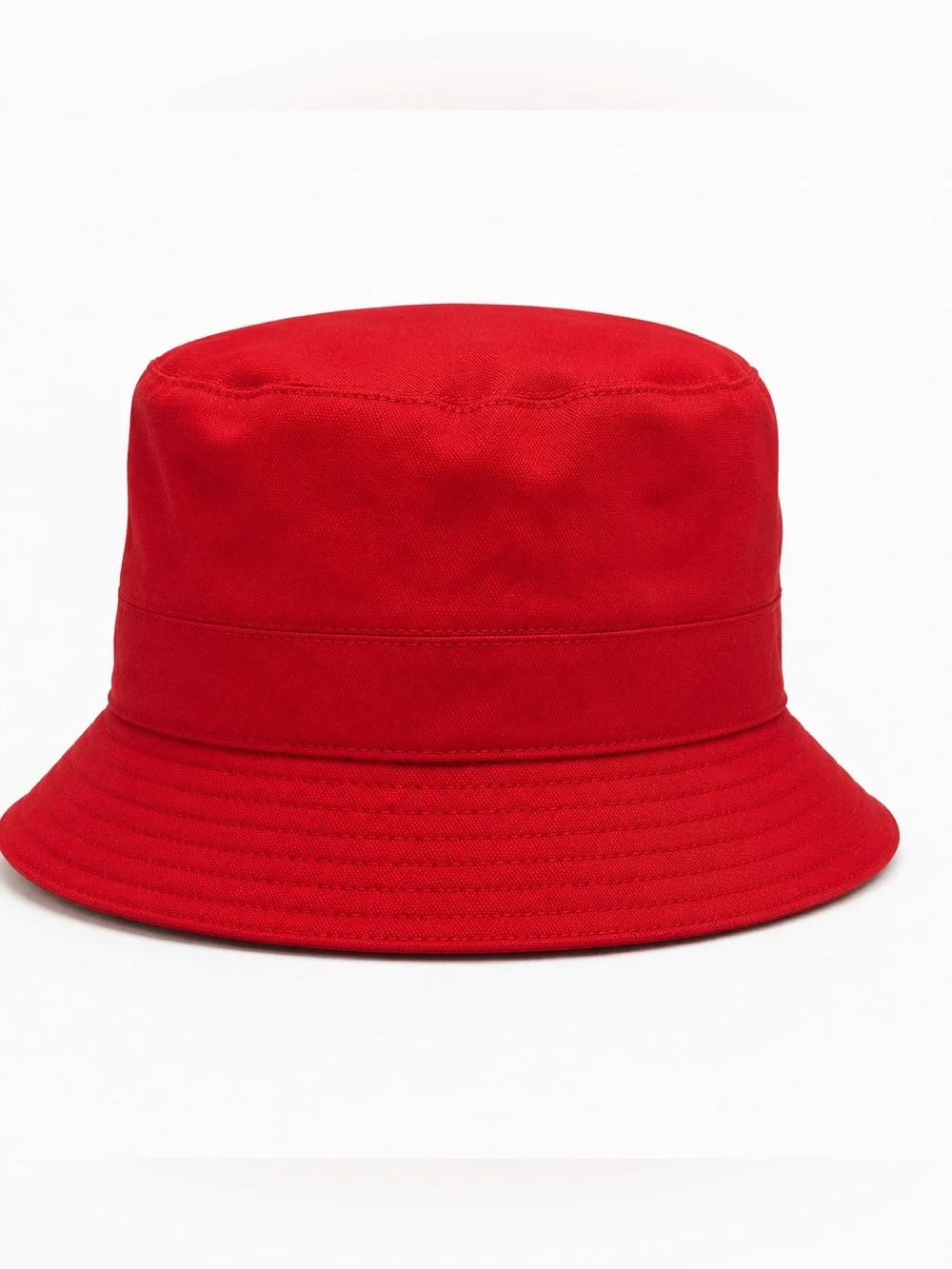 Hermès Paris Motsch Pour Hermès Red Bucket Hat Size 57 New Made in France Rare